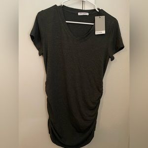 Maternity T charcoal